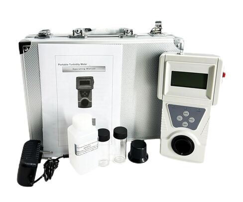 أداة قياس التعكر المحمولة عدادات التعكر مع أداة حل التعكر القياسية Formazine من 0 إلى 200 مؤشر الحد الأدنى NTU 0.1 NTU لمحطات معالجة الصرف الصحي للحياة in Kuwait