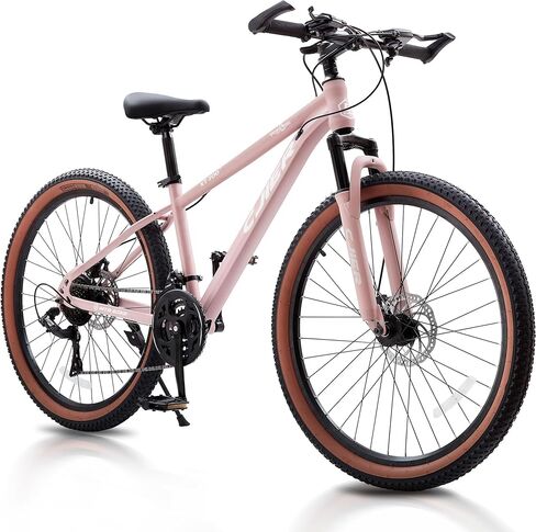 دراجة جبلية 24/26 بوصة للرجال/النساء ، 21 سرعات الدراجة الجبلية ، 2.125 '' إطارات سميكة MTB دراجة مع تعليق مزدوج كامل ، الفرامل القرص ، إطار الأسلاك الداخلية ، مقبض مساعد in Kuwait