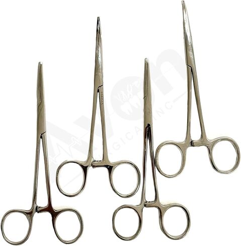 مجموعة من 4 متنوعة من Kelly Mustat ملقط + Crile Recostat ملقط 5.5 '' Str + CVD in Saudi Arabia
