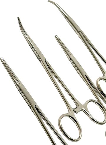 مجموعة من 4 متنوعة من Kelly Mustat ملقط + Crile Recostat ملقط 5.5 '' Str + CVD in Saudi Arabia