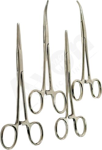 مجموعة من 4 متنوعة من Kelly Mustat ملقط + Crile Recostat ملقط 5.5 '' Str + CVD in Saudi Arabia