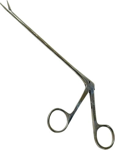 3 Pack - Alligator Forceps 3.5" + 5.5" + 6.5" ENT Long Neck Serrated Grasping Tip Jaws Animal Diagnostics Ear and Nose Foreign Object Extraction - Cynamed in Saudi Arabia