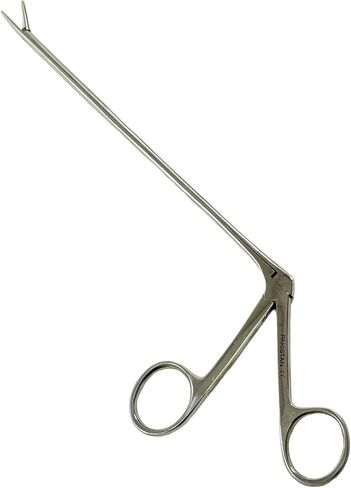 3 Pack - Alligator Forceps 3.5" + 5.5" + 6.5" ENT Long Neck Serrated Grasping Tip Jaws Animal Diagnostics Ear and Nose Foreign Object Extraction - Cynamed in Saudi Arabia