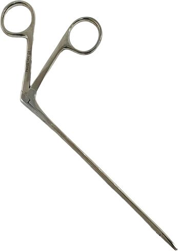 3 Pack - Alligator Forceps 3.5" + 5.5" + 6.5" ENT Long Neck Serrated Grasping Tip Jaws Animal Diagnostics Ear and Nose Foreign Object Extraction - Cynamed in Saudi Arabia