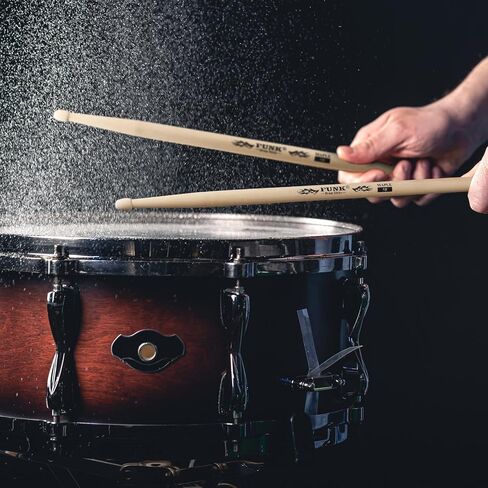 2 pairs Drum Sticks 5A Maple Wood Tip DrumStick,Ideal for Drummers of All Levels,Used for Drums, Percussion and Practice–(5A-Two pairs) in Saudi Arabia