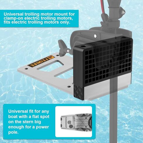 Universal Transom Trolling Motor Mount for Kayaks, Fit for Any Boat with A Flat Stern, for Electric Trolling Motors Only, Not for Outboard Engines (Old Style, Rotatable) in Kuwait