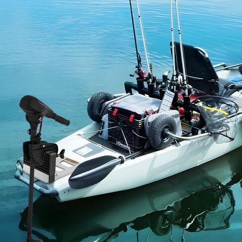 Universal Transom Trolling Motor Mount for Kayaks, Fit for Any Boat with A Flat Stern, for Electric Trolling Motors Only, Not for Outboard Engines (Old Style, Rotatable) in Kuwait