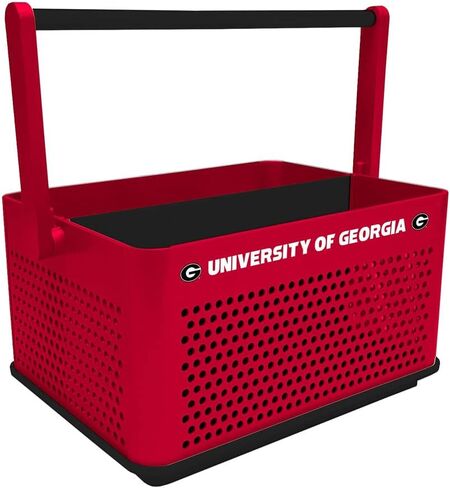The Fan Brand NCAA Georgia Bulldogs - Tailgate Caddy - Sports Team Bar Disor: Home ، Dorm ، Office ، Cave - - Red/Black in Saudi Arabia