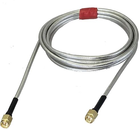 1pcs SMA Male to SMA Male RG402 0.141 inch Silver Wire Semi-Rigid Flexible Pigtail 4 inch ~ 20m Connector Converter(4inch (10CM)) in Saudi Arabia