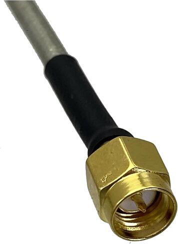 1pcs SMA Male to SMA Male RG402 0.141 inch Silver Wire Semi-Rigid Flexible Pigtail 4 inch ~ 20m Connector Converter(4inch (10CM)) in Saudi Arabia
