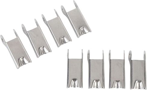 8pcs خطاف السلامة المزلاج 316 الفولاذ المقاوم للصدأ متعددة الأغراض القطر الاستبدال Hitch بديل لرفع الشحن (26 مم) in Kuwait