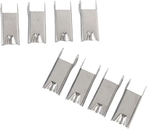 8pcs خطاف السلامة المزلاج 316 الفولاذ المقاوم للصدأ متعددة الأغراض القطر الاستبدال Hitch بديل لرفع الشحن (26 مم) in Kuwait
