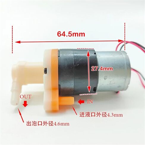 RF-310 مضخة رغوة المحرك DC 3V 3.7 فولت صغيرة صغيرة 310 مضخة الرغوة مضخة الرغوة صابون مضخة سائلة ذاتية مضخة سائلة DIY Machine Machine Automatic Soap Dispenser 1PCS in Saudi Arabia