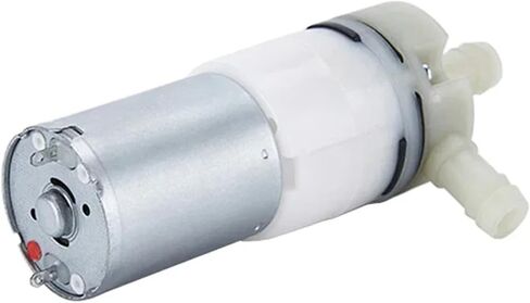 DC 12V24V صغير 370 مضخة المياه منخفضة ضوضاء تدفق المياه الكبير 0.8L/دقيقة لمضخة تحجيم حاقن الأكسجين المحمولة 1pcs (DC24V) in Saudi Arabia
