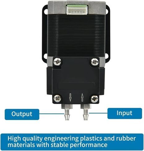 300ml/min HLLP300 Diaphragm Liquid Pump 24V Stepper Motor 6000H Liquid Pressure 0.3Mpa With Metal Connectors For Lab 1Pcs in Saudi Arabia