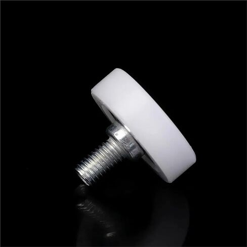 4Pcs 19/22/25/26/29mm M6 External Thread Nylon Drawer Bearing Pulley Document Cabinet Moving Wheel Sliding Door Roller Hardware(4Pcs DR-19) in Saudi Arabia