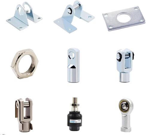 MAL-LB/SDB/Y/I/FA/FD/U -Bore 16mm/20mm/25mm/32mm/40mm MA/MAL Mini Cylinder Joint Mounting Bracket (Color : I, Size : MA MAL 25mm) in Saudi Arabia