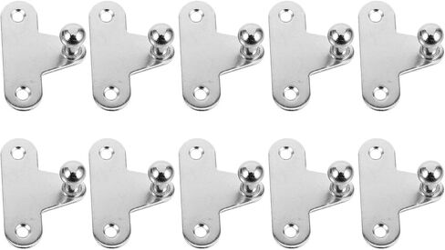 Gadpiparty 10pcs Heavy Duty Gas Strut Mounting Brackets for Lift Supports Compatible Pneumatic Support Rods Easy Installation Construction for Stability and Safety in Saudi Arabia