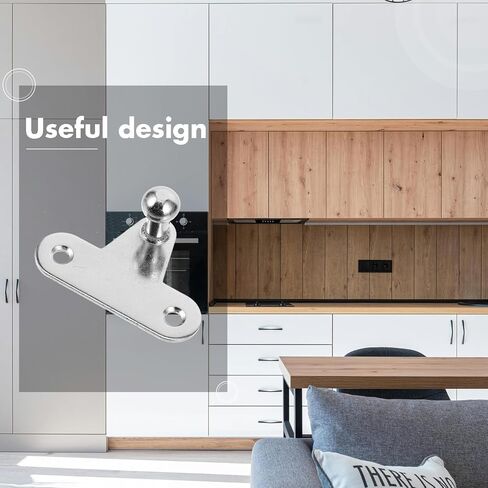 Gadpiparty 10pcs Heavy Duty Gas Strut Mounting Brackets for Lift Supports Compatible Pneumatic Support Rods Easy Installation Construction for Stability and Safety in Saudi Arabia