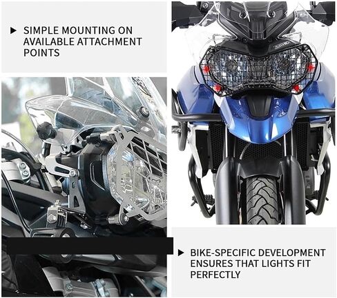 Motorcycle Auxiliary Fog Light Mounts Bracket Compatible with 800 Tiger 800 XCX XCA XRX XR XRt Accessories Driving Lamp Holder in Saudi Arabia