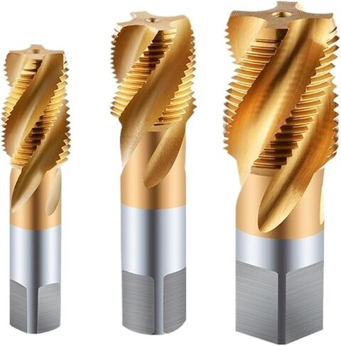 Cobalt Pipe Screw Thread Tap Drill Bits M35 Spiral Flute Tools G/ZG/RC 1/16-1 INCH(Size:RC3I8) in Saudi Arabia