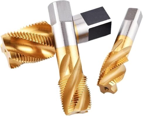 Cobalt Pipe Screw Thread Tap Drill Bits M35 Spiral Flute Tools G/ZG/RC 1/16-1 INCH(Size:RC3I8) in Saudi Arabia