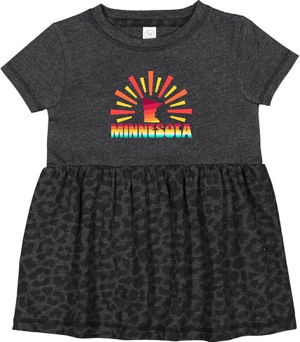 مينيسوتا inktastic مع فستان رضيع غروب الشمس الرجعية in Kuwait