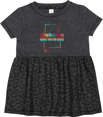 inktastic Alabama with Retro Font Infant Dress in Kuwait