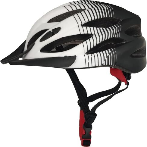 Bike Helmet with LED,218g Lightweight Mountain Bicycle Helmet for Adults Men Women,Comfortable Cycling Helmet with Sun Visor & 21 Ventilation Holes,US CPSC & EU CE Standard in Saudi Arabia