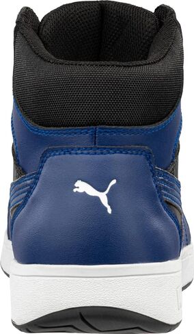 PUMA Men's Frontcourt Black/White/Red Mid Eh Industrial Shoe in Saudi Arabia