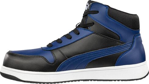 PUMA Men's Frontcourt Black/White/Red Mid Eh Industrial Shoe in Saudi Arabia