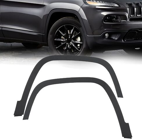 KARPAL Front Left Driver Side Wheel Arch Fender Flare Molding Trim Housing Compatible With 2014-2018 Jeep Cherokee CH1290111 LH in Kuwait