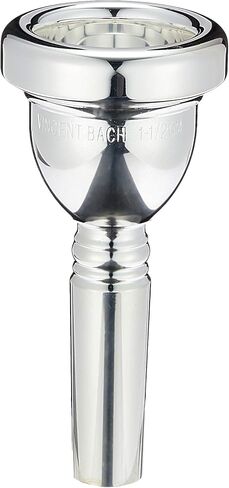 Bach 3411HGM Large Shank Tenor & Bass Trombone Mouthpiece, Silver Plated, 1-1/2 GM Cup Deep in Saudi Arabia