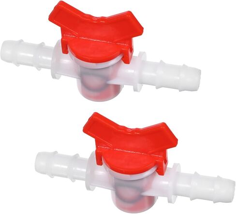 2PCS 1/2-Inch Barbed Ball Valve, Drip Irrigation Barbed Valve,1/2 Inch Id In-Line Ball Valves Hose Shut off Valves for Drip Irrigation and Aquariums Regulate Water Flow in Saudi Arabia