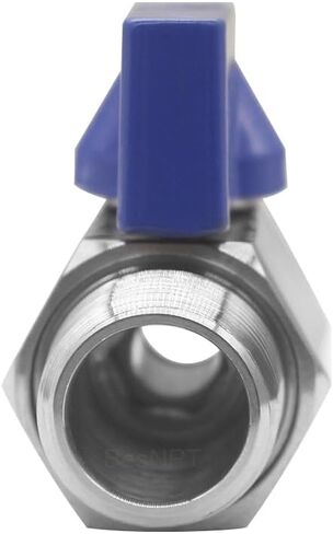 الفولاذ المقاوم للصدأ 316 صمام الكرة 1/2 "npt male x 1/2" npt ذكر مغلق صمام للهواء الوقود المائي in Kuwait