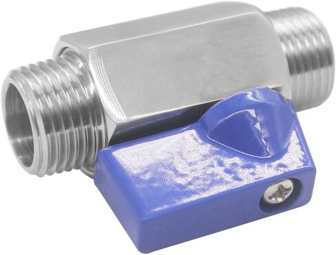 الفولاذ المقاوم للصدأ 316 صمام الكرة 1/2 "npt male x 1/2" npt ذكر مغلق صمام للهواء الوقود المائي in Kuwait