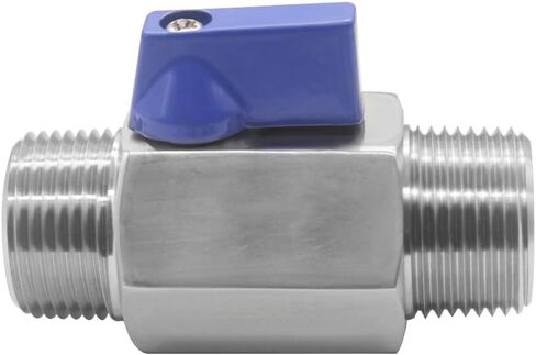 الفولاذ المقاوم للصدأ 316 صمام الكرة 1/2 "npt male x 1/2" npt ذكر مغلق صمام للهواء الوقود المائي in Kuwait
