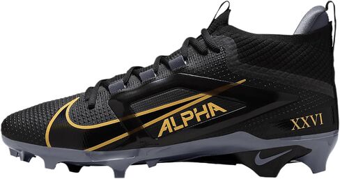 Nike Alpha Menace 4 Elite Saquon Barkley Football Cleats (HF4313-001 ، Black/Light Carbon) Size 13 in Saudi Arabia