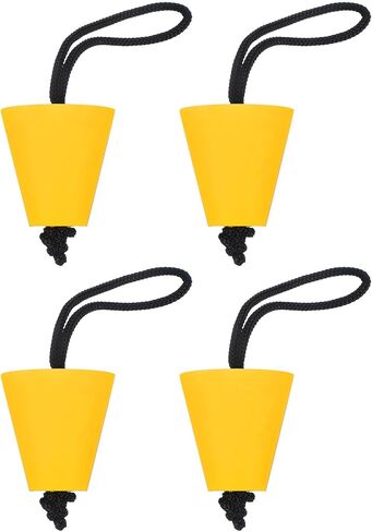 PATIKIL Universal Kayak Scupper Plug Kit,Silicone Scupper Plugs Fit for Scupper Holes Drain Holes Stopper Bung with Cord for Kayaks Canoes Yacht in Saudi Arabia