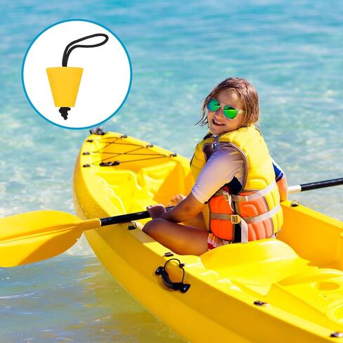 PATIKIL Universal Kayak Scupper Plug Kit,Silicone Scupper Plugs Fit for Scupper Holes Drain Holes Stopper Bung with Cord for Kayaks Canoes Yacht in Saudi Arabia