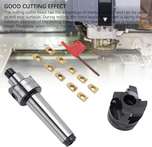 MT3-FMB22 Face Mill Set 400R-50-22 with 10 APMT1604 Inserts, Carbide Indexable End Mill Cutter for CNC Milling Machines in Saudi Arabia