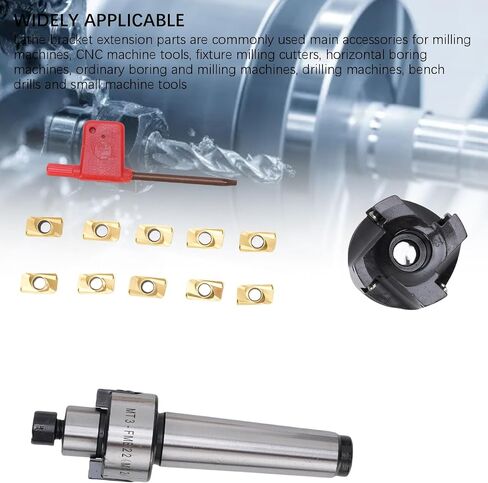 MT3-FMB22 Face Mill Set 400R-50-22 with 10 APMT1604 Inserts, Carbide Indexable End Mill Cutter for CNC Milling Machines in Saudi Arabia
