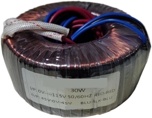 Toroidal Transformer 30W 30VA 4N Power Audio Transformer 100V 220V 230V to 6.3V 5V 9V 15V 17V 45V toroidal Transformer for Audio Amplifier(Input 240V,0-48V) in Saudi Arabia