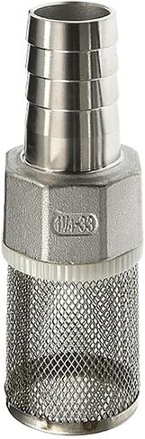 Hose filter, 1pc 25 33 38 40 50mm Stainless Steel Hose Filter, Garden Irrigation Tube Car Wash Pump Stainless Steel Filter Net Mesh Water Filter (Color:2"-50mm) (Color : 2" 50(1 1/4" 33mm) in Saudi Arabia