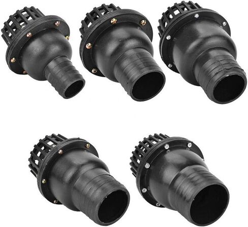 مرشح خرطوم ، 1.5 "2" 2.5 "3" 4 "صمام الفحص الأسود PVC ، صمام مسخات المياه السفلية لمضخة المياه لآلة السوائل ، 1pcs (الحجم: 2.5") (الحجم: 1.5 ") (الحجم: 2 (الحجم: 1.5") (4 ") in Saudi Arabia