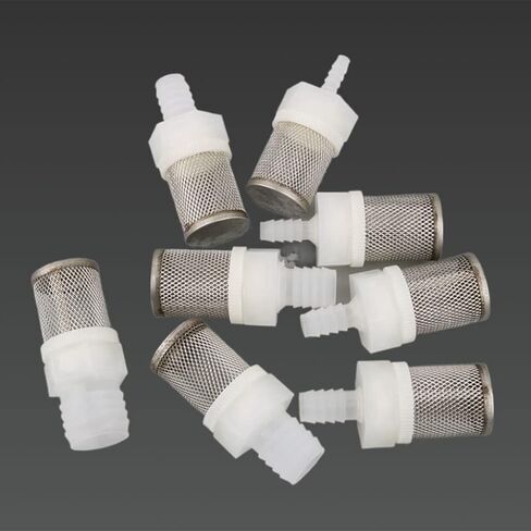 Hose Filter, 1pcs 10~25mm Hose Filter Strainer, 1/2" Stainless Steel Mesh Filter, Aquarium Water Pump Garden Irrigation Filter (Color:12mm) (Color : 10mm)(20mm) in Saudi Arabia