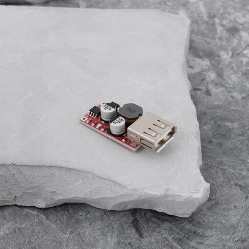 SING F LTD 5pcs USB 5V 3A DC Voltage Reduction Module 9V 12V 24V Input 15W DIY Charger Suitable for Power Supply Equipment in Saudi Arabia