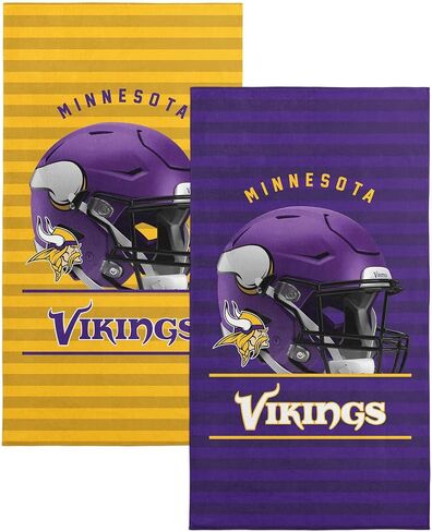 Northwest NFL Minnesota Vikings 2-Pack Pistel Set ، 30 "× 60" ، كل ألوان الفريق القياسية in Saudi Arabia