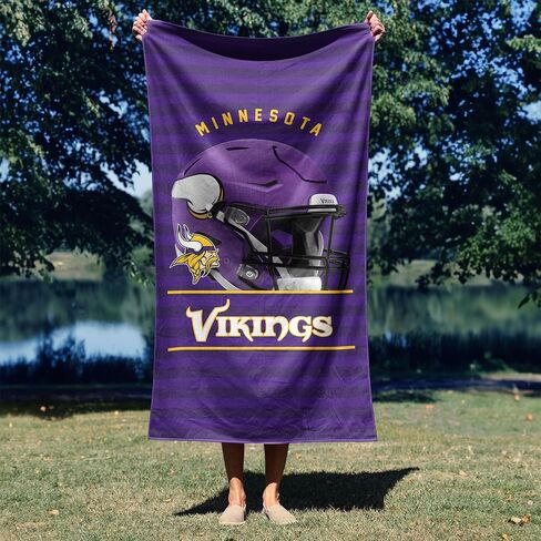 Northwest NFL Minnesota Vikings 2-Pack Pistel Set ، 30 "× 60" ، كل ألوان الفريق القياسية in Saudi Arabia