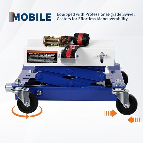Garvee 450 رطلاً مقبس ناقل حركة منخفضة منخفضة مع أشرطة أمان ، نطاق رفع 7-23 بوصة ، مقبس لرفع إصلاح السيارات الثقيلة مع 4 عجلات للمركبات الأصغر ، الأحمر in Kuwait